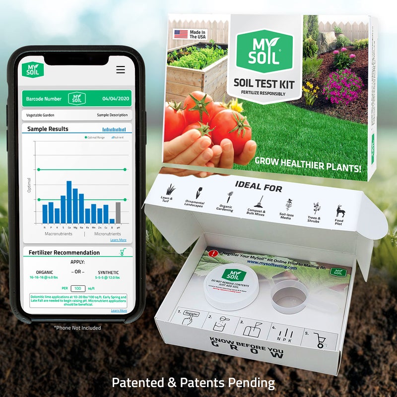 MySoil - طقم اختبار التربة | زراعة أفضل العشب والحديقة | تحليل كامل ودقيق للمغذيات ودرجة الحموضة مع توصيات مصممة خصيصًا لاحتياجات التربة والنباتات الخاصة بك - Image 5